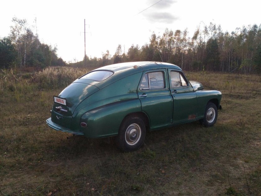 ГАЗ м20 победа салатовый цвет