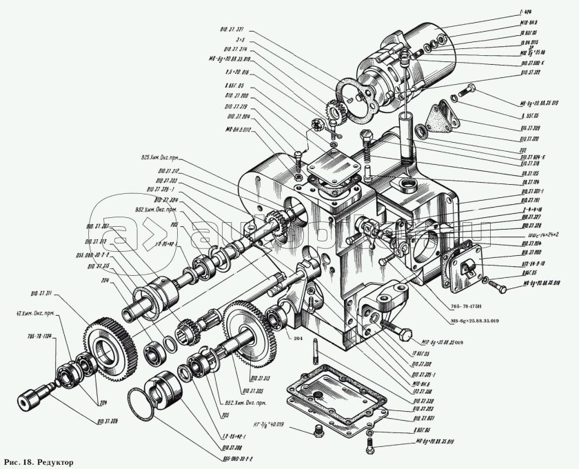 Коробка передач трактора КМЗ 012