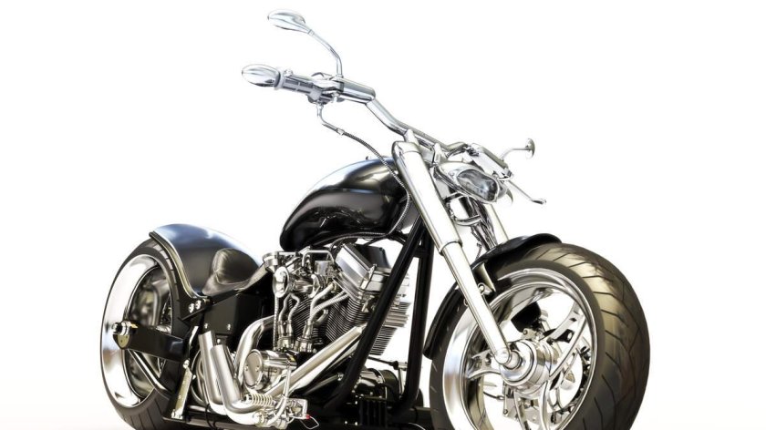 Харлей Дэвидсон белый мотоцикл