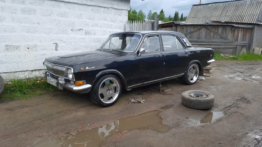 Диски хром на ГАЗ 24