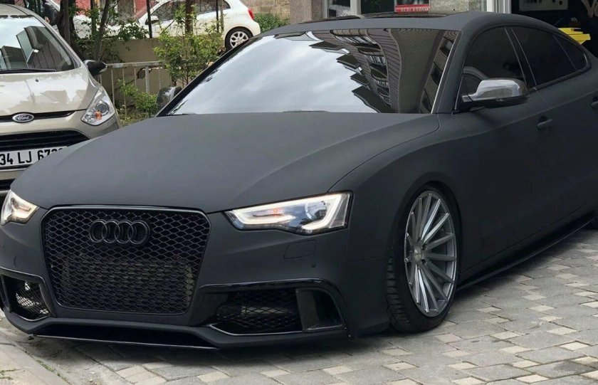 Ауди а5 черная матовая
