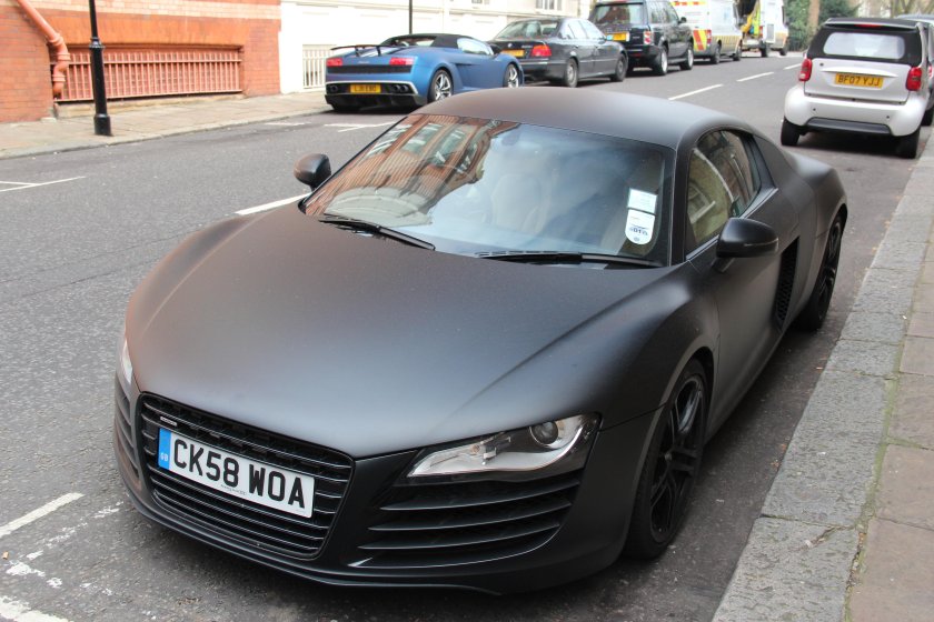 Audi r8 Black Matte