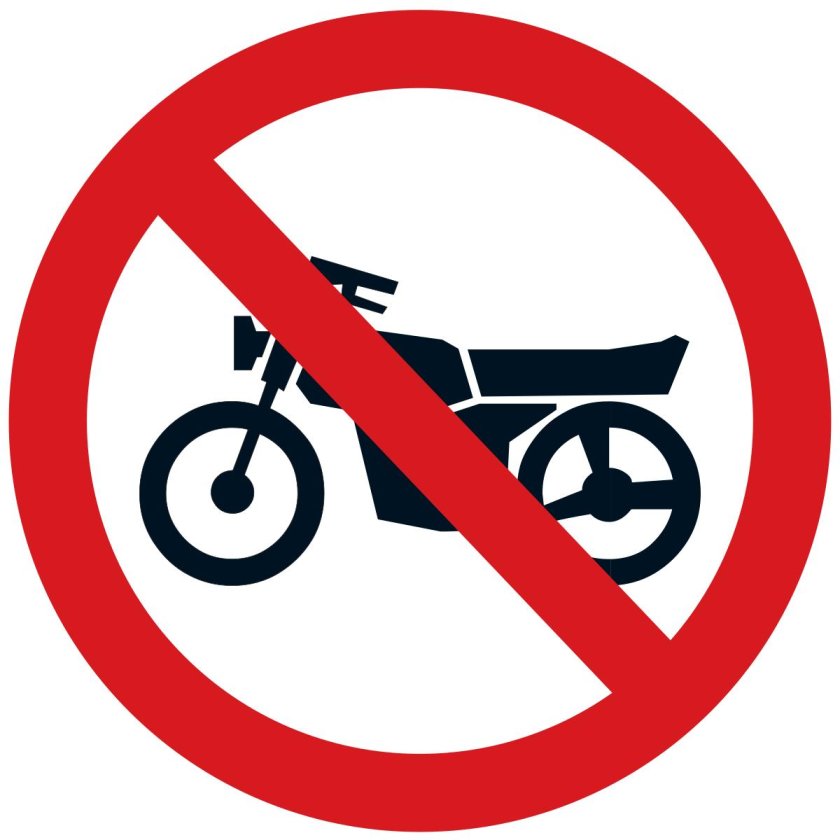 Знак парковка для мотоциклов