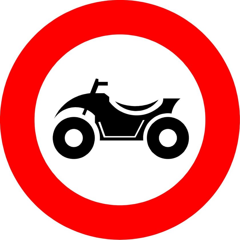 Знак квадроцикл