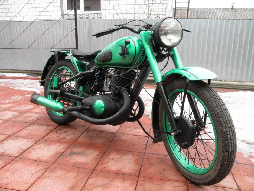 Мотоцикл ИЖ 49 .ретро