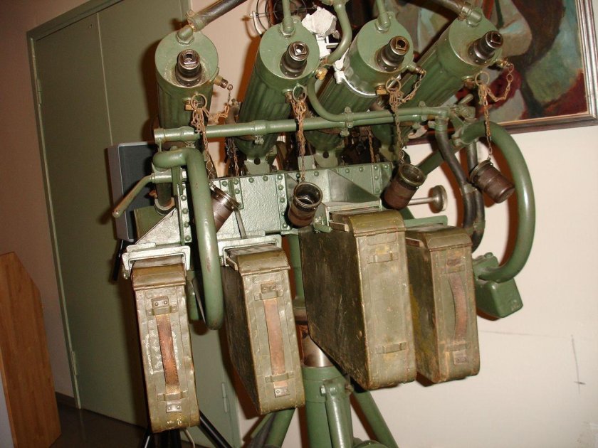 Зенитный пулемет Максим 4м