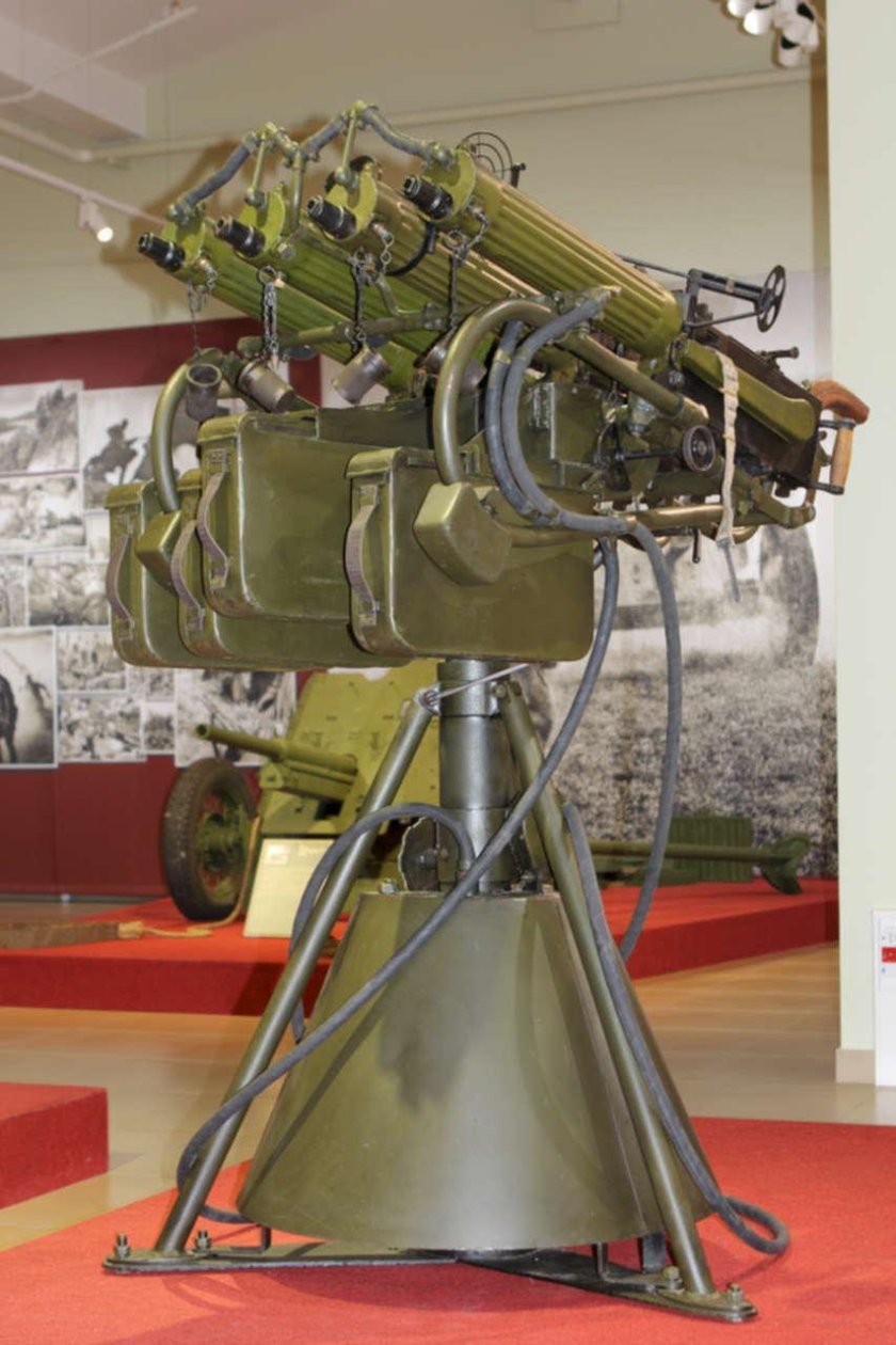 Зенитный пулемет Максим 4м