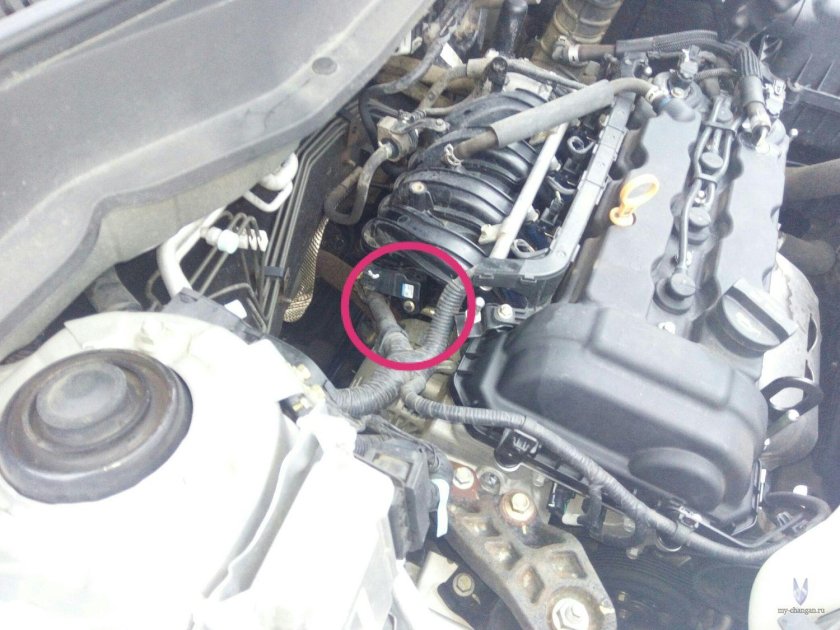 Датчик коленвала Чанган cs35