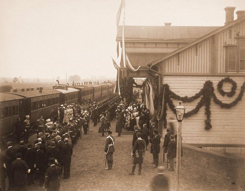 Николай II В Выборг 1885