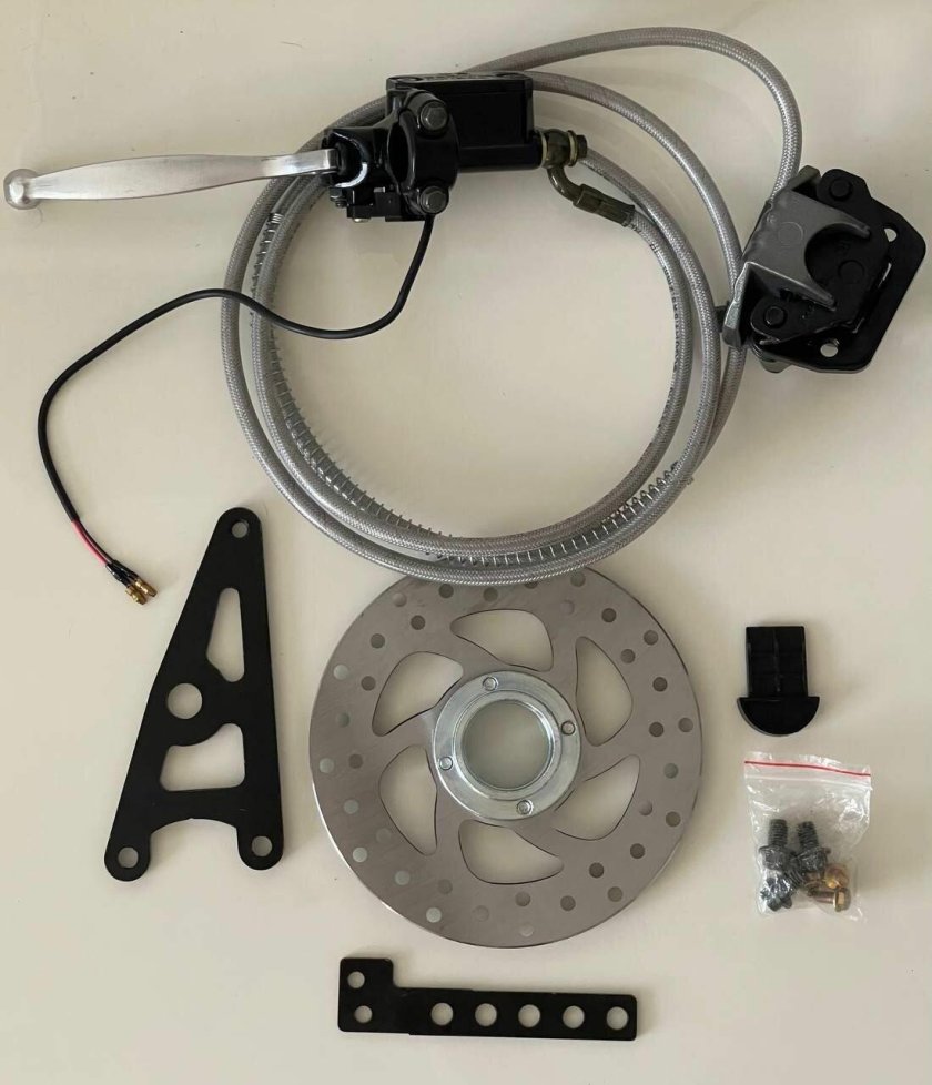 Подножка для электровелосипеда колхозник