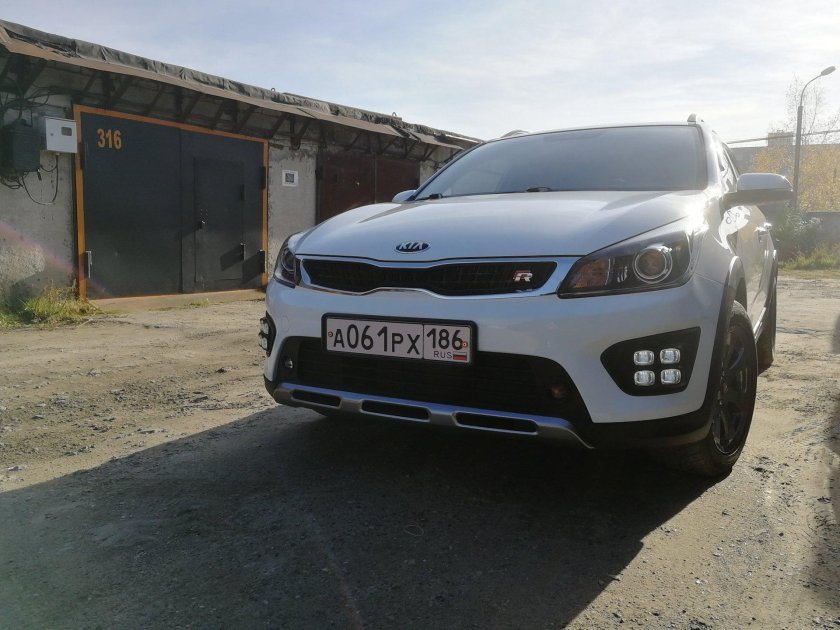 Kia Rio x-line противотуманки