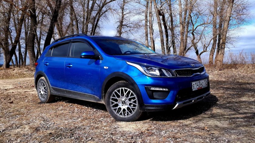 Киа Рио х лайн синий