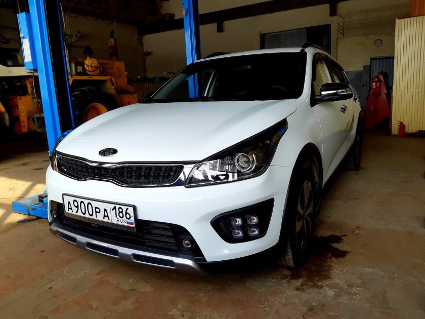 Антихром Kia Rio x