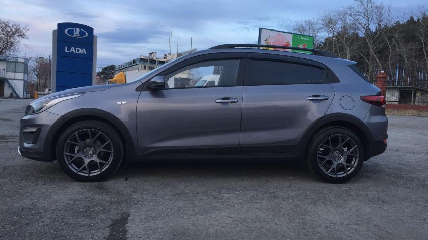 Kia Rio x-line на 17 дисках