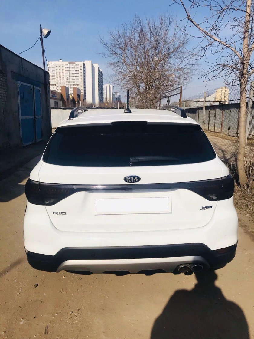 Kia Rio 4 тонировка фар