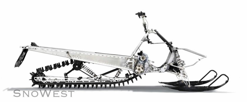 Передняя подвеска снегохода Поларис