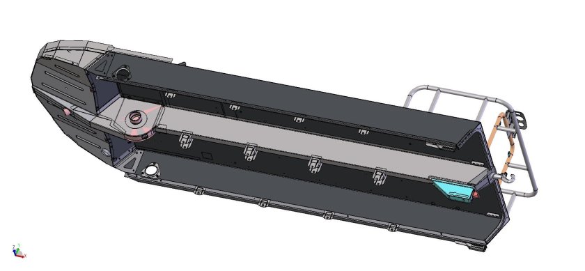 Длинная рама на снегоход Буран