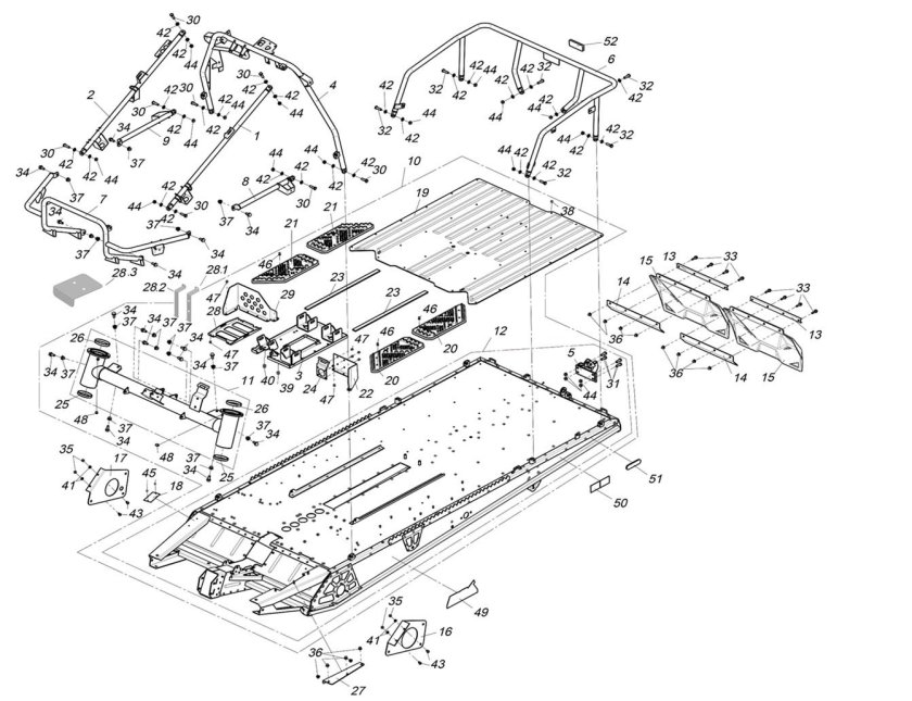 Схема электропроводки стелс Ермак 600
