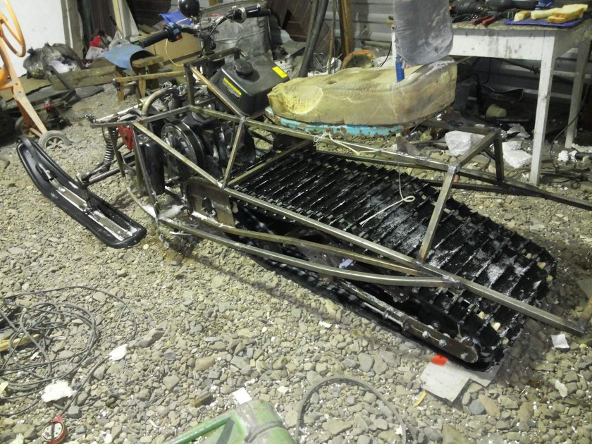 Вепрь 460 самодельный снегоход