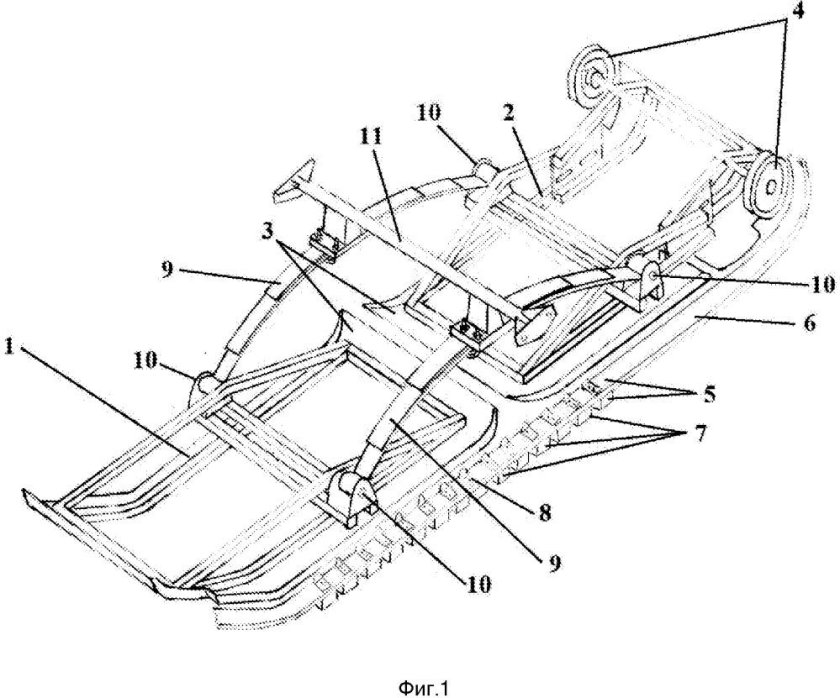 Чертеж снегохода Тайга