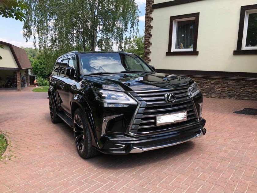 Lexus lх450 черный