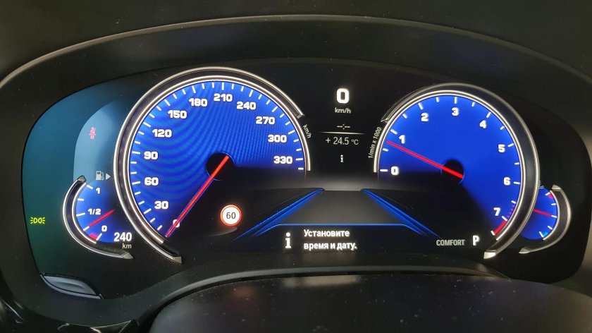 Led приборка BMW g30