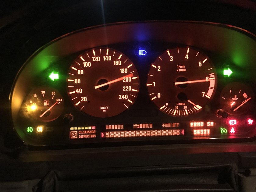 Приборка BMW e39