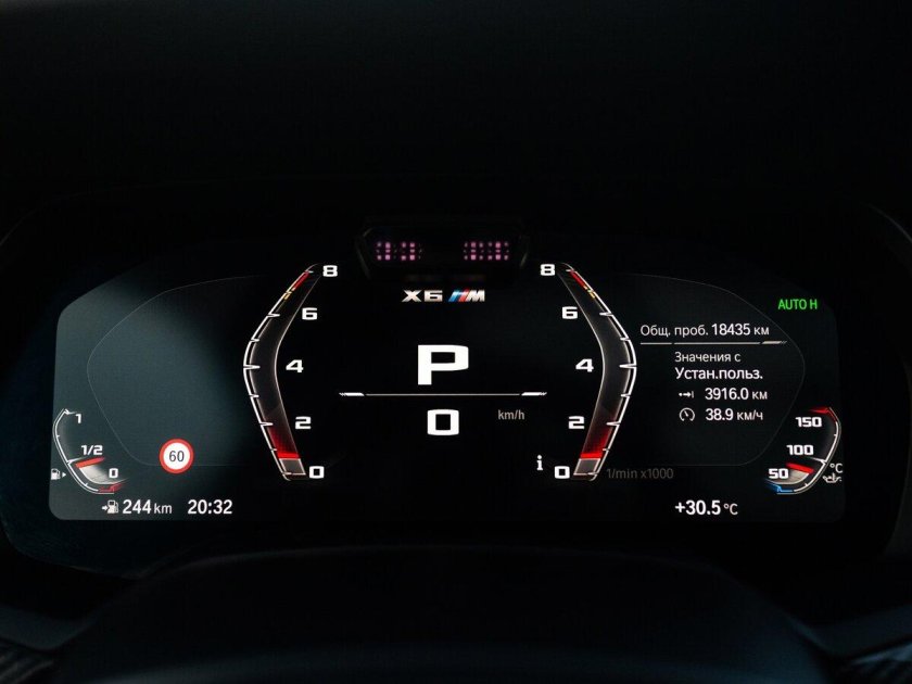 Приборная панель BMW m8