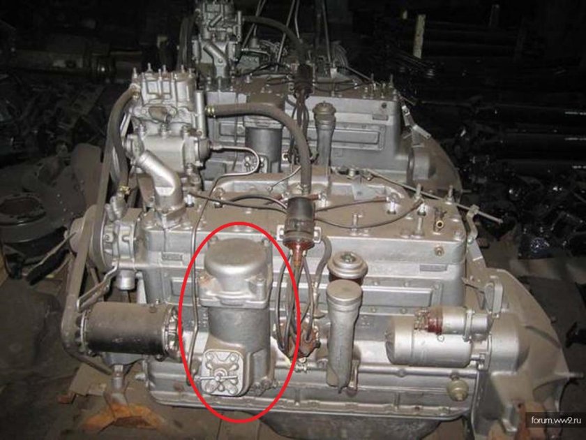 ЗИЛ-120 мотор