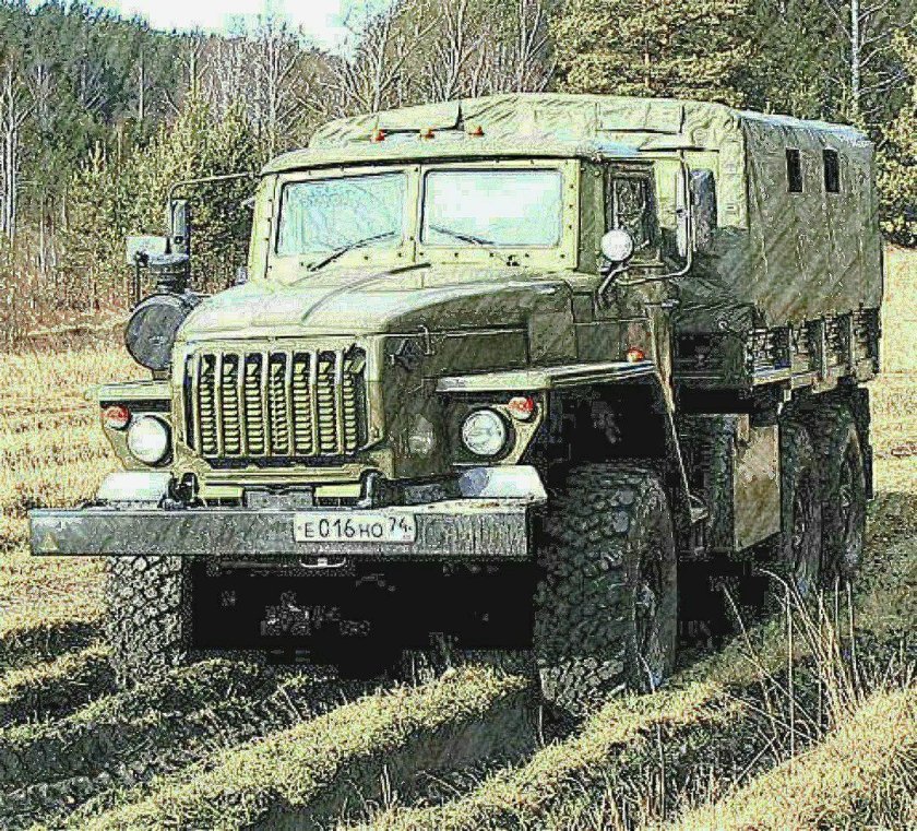 Армейский грузовик Урал 4320