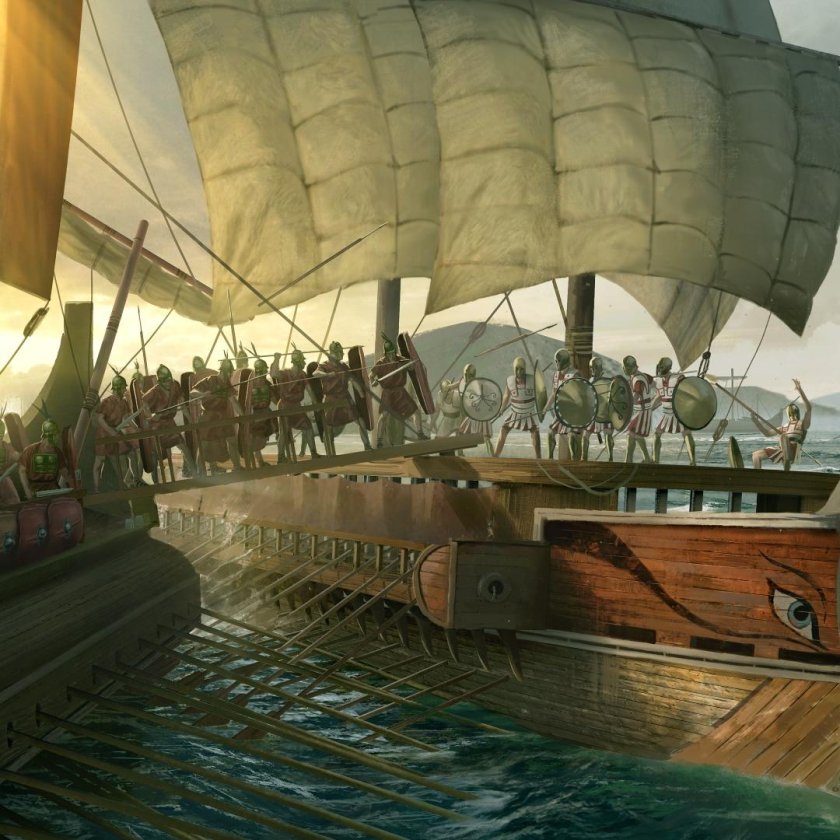 Ладья Драккар викингов