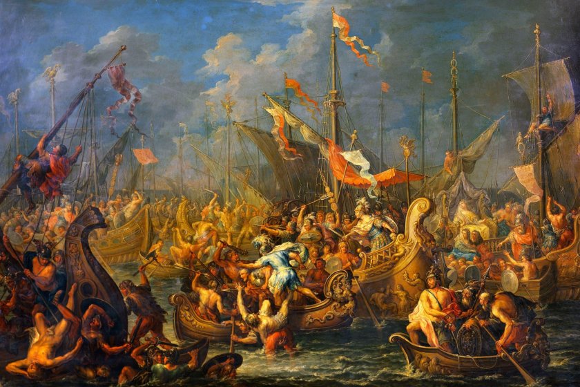Морское сражение Антония и Октавиана
