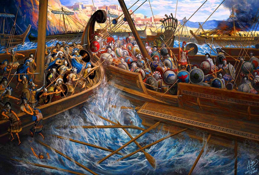 Саламинское сражение 480 г до н. э.