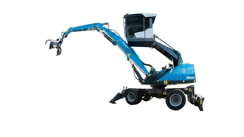 Грейферный погрузчик terex fuchs mhl 320