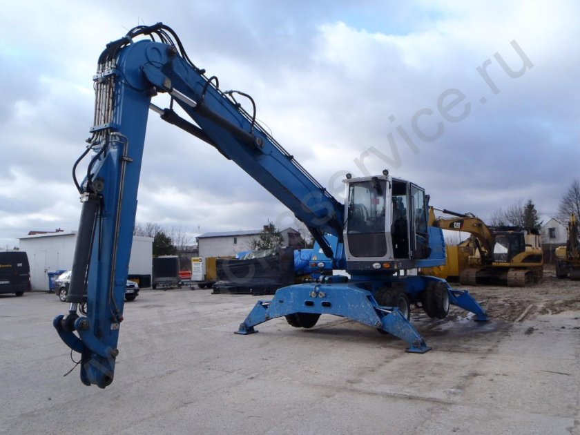 Грейферный перегружатель Фукс