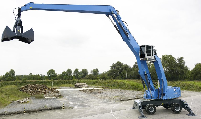 Грейферный перегружатель Фукс