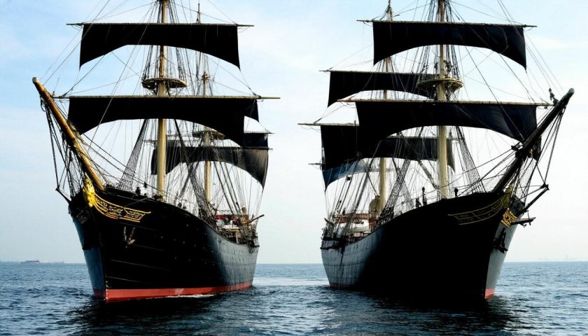 Корабли парусники
