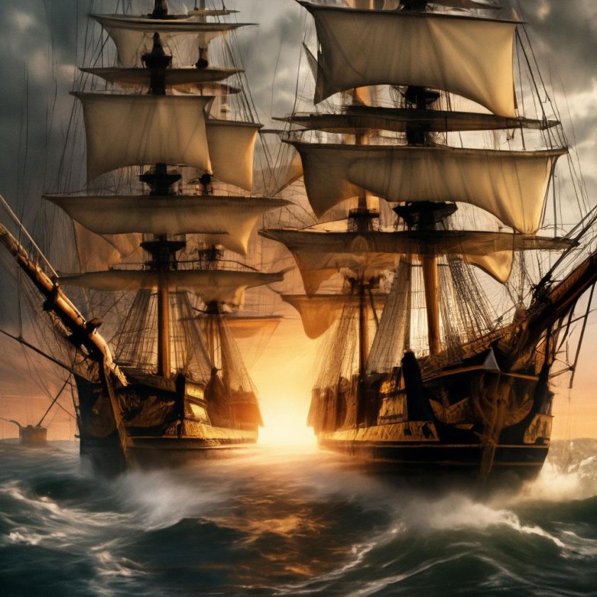 Парусные корабли