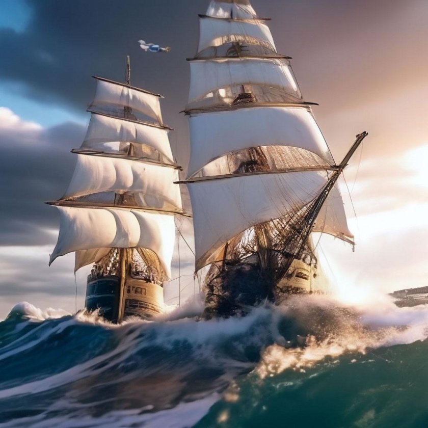 Парусные корабли