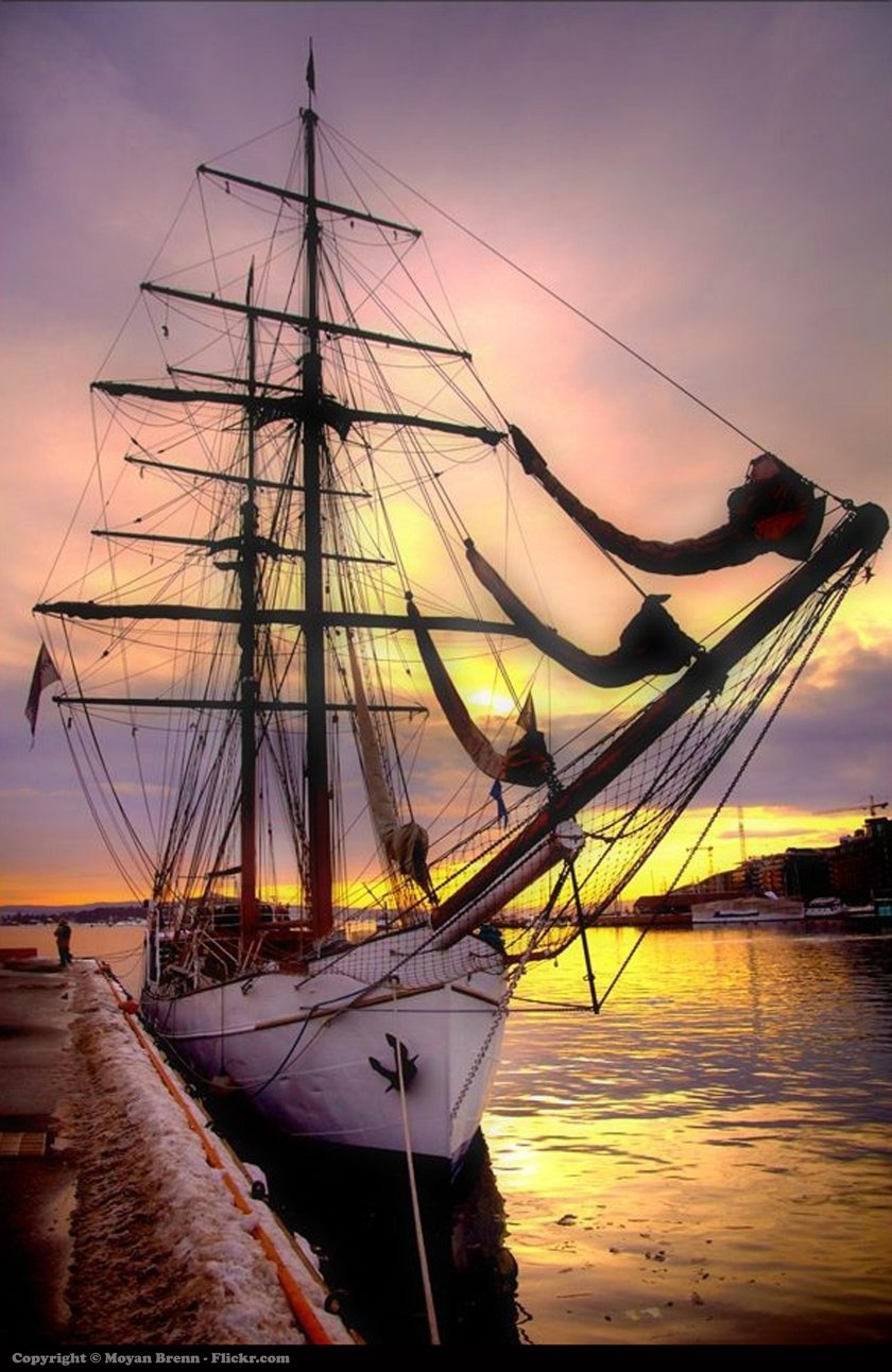 Норвегия парусник