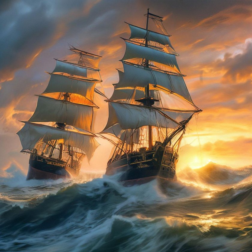 Парусные корабли