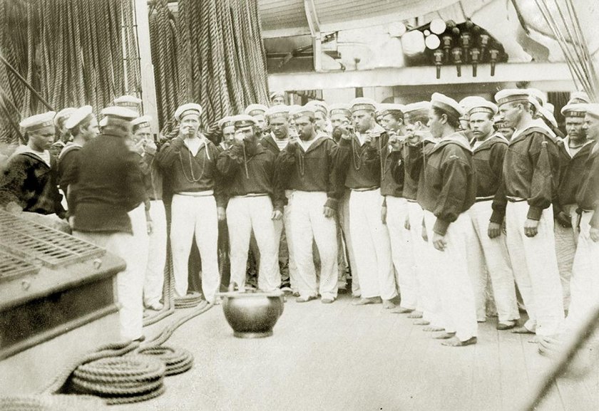 Матросы Императорского флота России