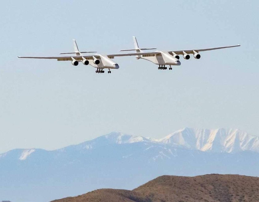 Самый большой самолет в мире Stratolaunch