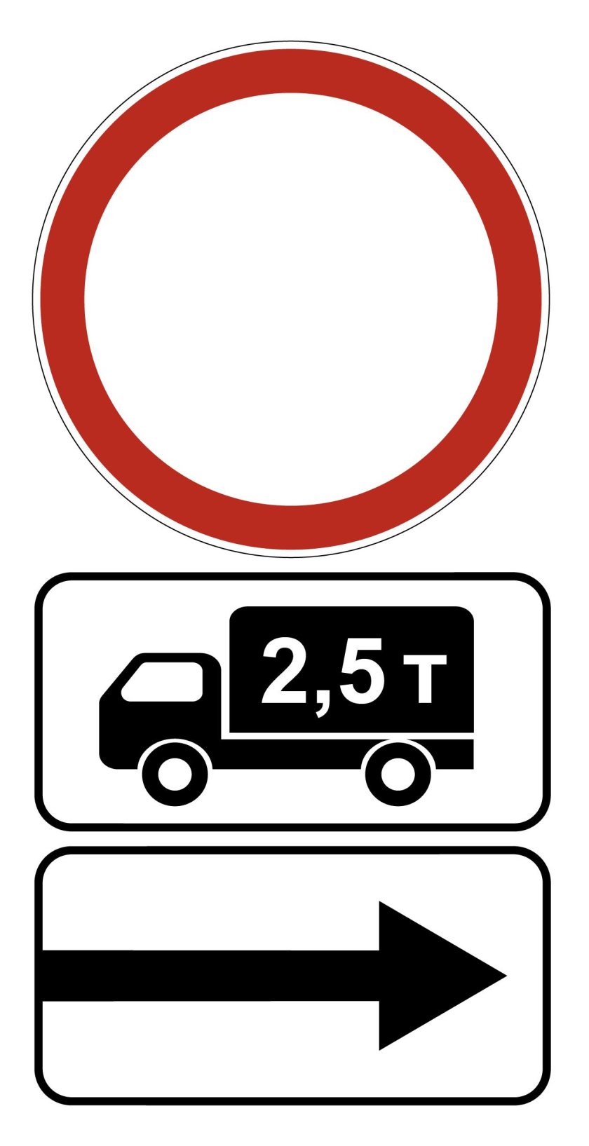 Дорожный знак табличка грузовой автомобиль