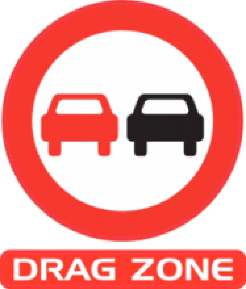 Дорожный знак 3.20 обгон запрещен