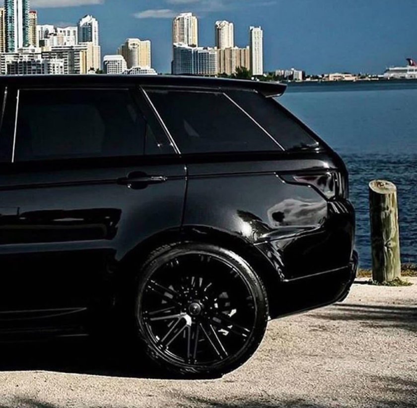 Тонированный range Rover Sport 2
