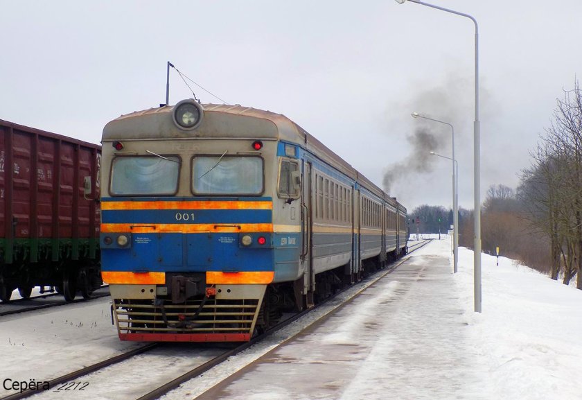 Дизель поезд Витебск Полоцк