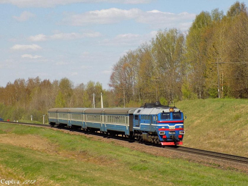 Дизель поезд Витебск Полоцк