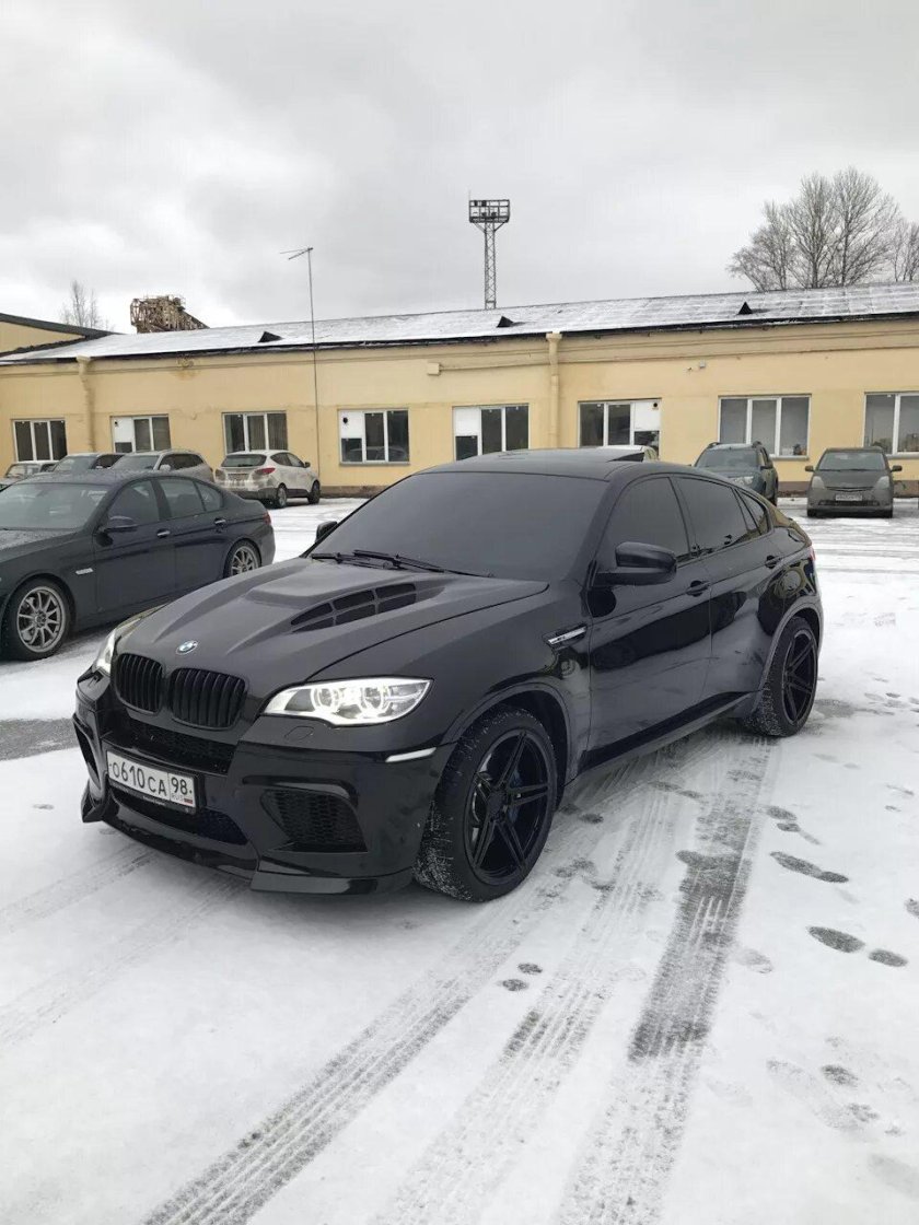БМВ х6 черная