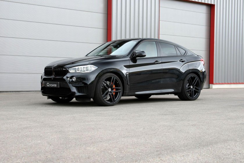 BMW x6m 2018 черный